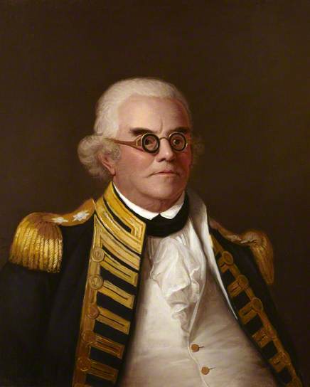 Admiral Peter Rainier ca 1805 by Arthur Devis (1741-1808) College of Optometrists